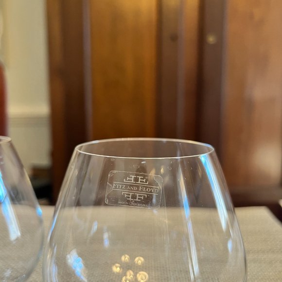 New! Fitz and Floyd Snifter brandy whiskey cognac alcohol stem drinking glass - Picture 2 of 9